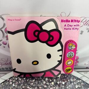 Hello Kitty Pink Book a day with hello kitty talking push buttons speaking 2013
